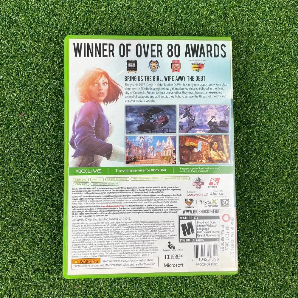 BioShock Infinite Microsoft Xbox 360 CIB Tested